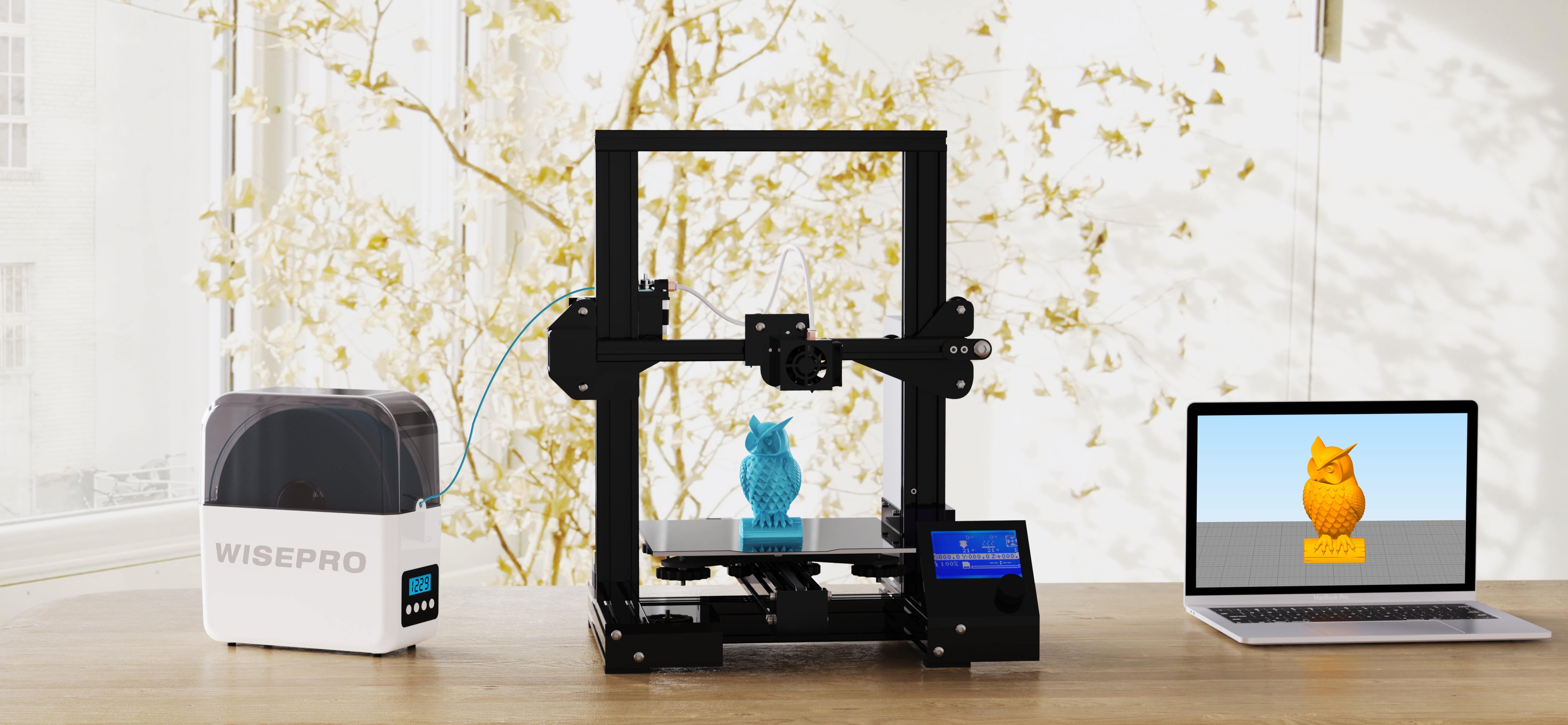 WISEPRO 3D Printer Filament Dryer Box-FREEDRY
