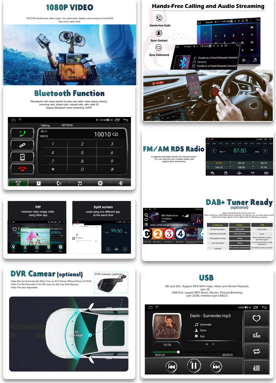 android 12 Car GPS Navi Radio