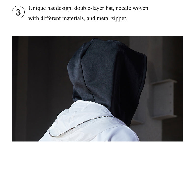 Gym Hoodies Men Zipper Half-Opening Design Polyester Fabric