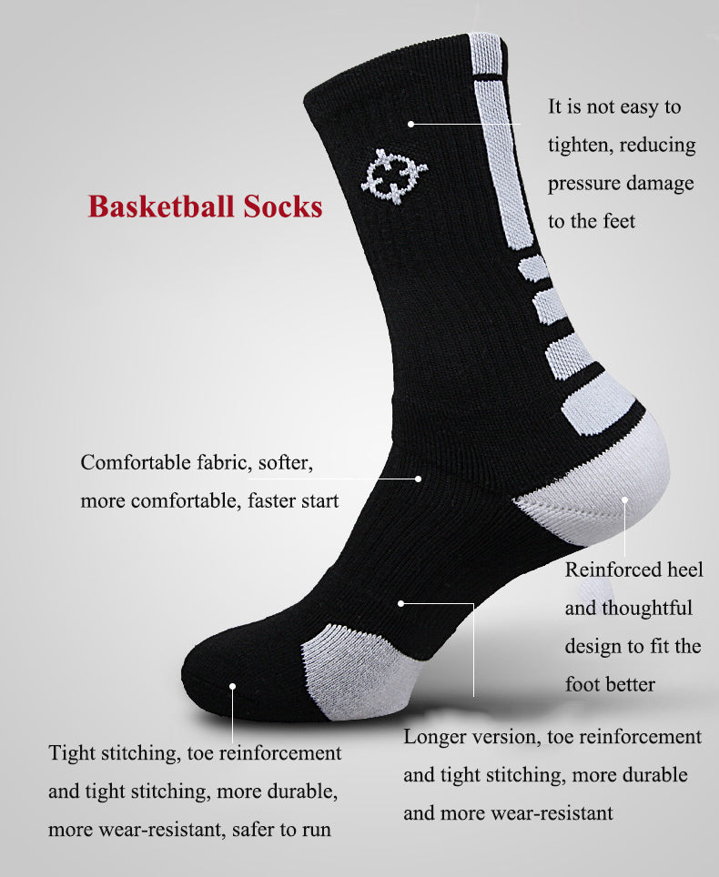 Mens Basketball Socks Basketball Profession Sports Wear Running Wear
