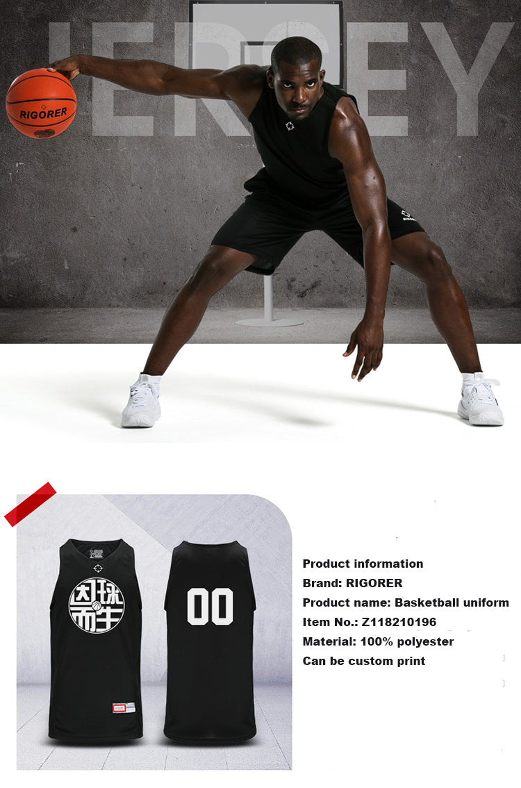 Basketball Uniform Builder Breathable Polyester Men's Team Clothes