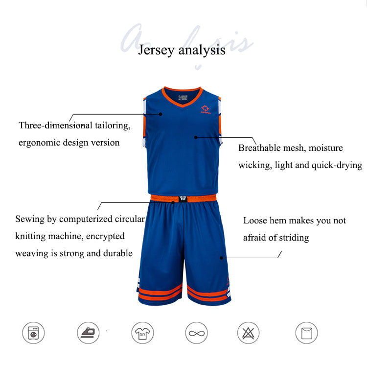 Designing Basketball Uniforms Jersey Set Polyester Men's Sports Wear