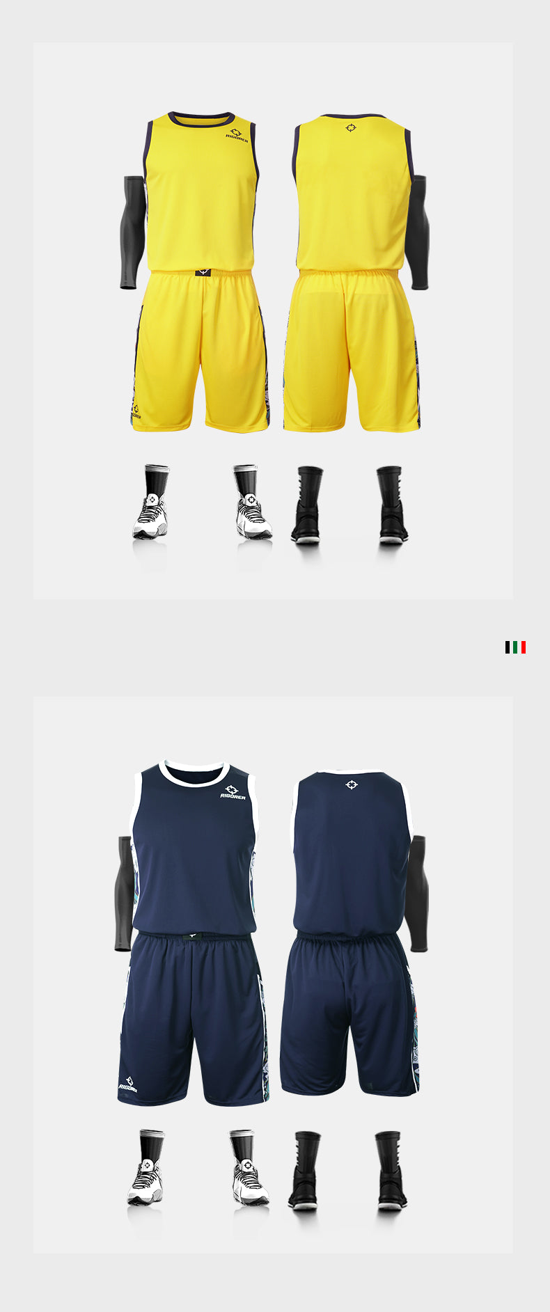 Custom Made Warriors 68 Basketball Mens Jersey & Shorts Yellow Mesh L  New