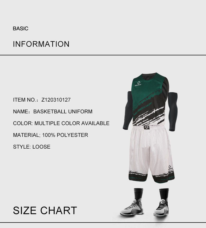 Basketball Uniforms Custom Design Sports Wear Men's Uniform Polyester
