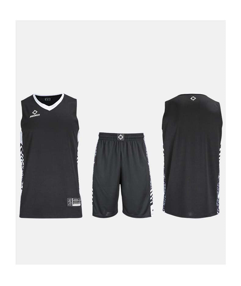 Cheap Basketball Uniform Polyester Breathable Men's Sports Wear 