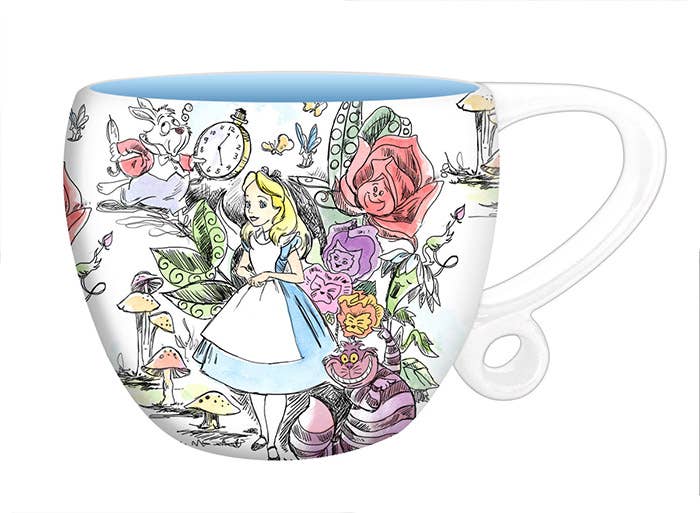 Alice in Wonderland 17.5oz Loop Handle Mug