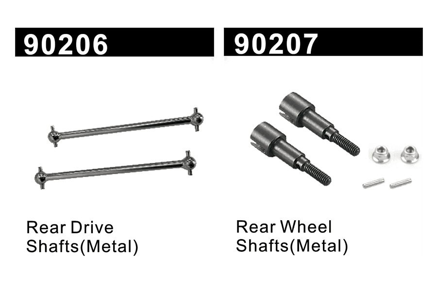 Rear Universal Drive Shaft+Rear wheel Shafts(90206+90207)