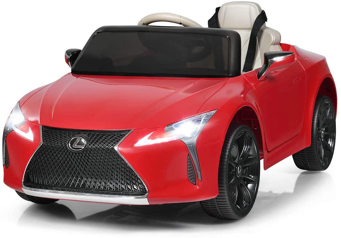 Costzon Ride on Car, Licensed Lexus LC500, 12V Battery Powered Car w/2.4G Remote Control