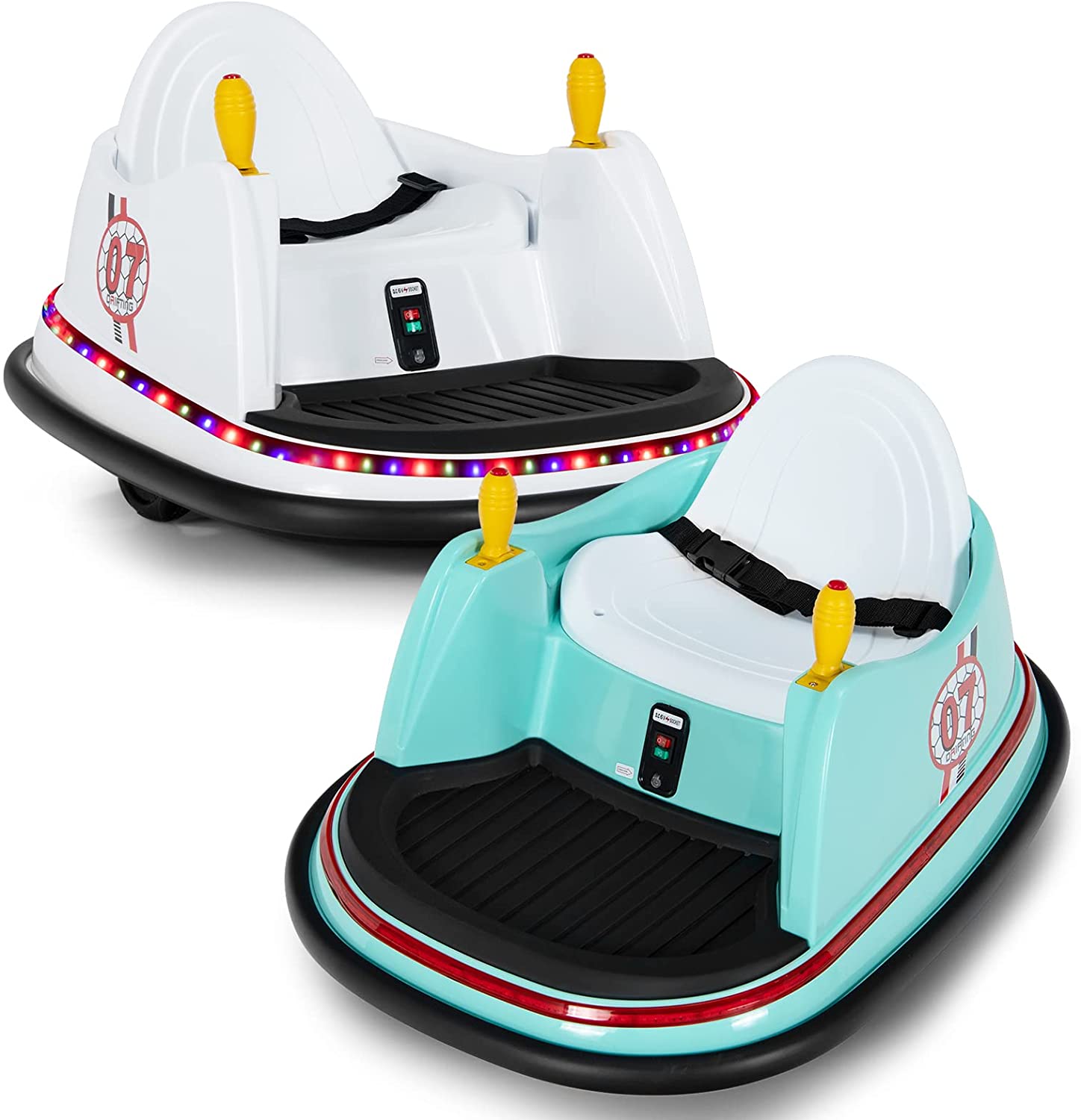 Bumper Car for Kids, 6V Battery Powered Electric Vehicle