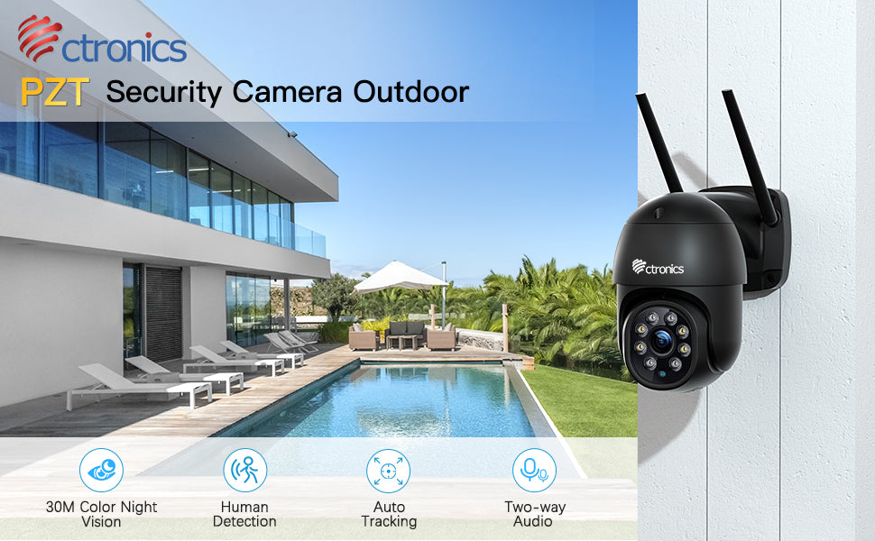 Ctronics WiFi Wireless Security Camera Outdoor India