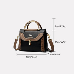 Damen Umhängetasche Handtasche mit Verschluß