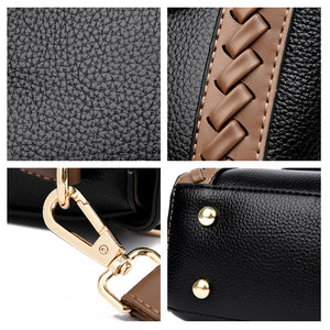 Damen Umhängetasche Handtasche mit Verschluß