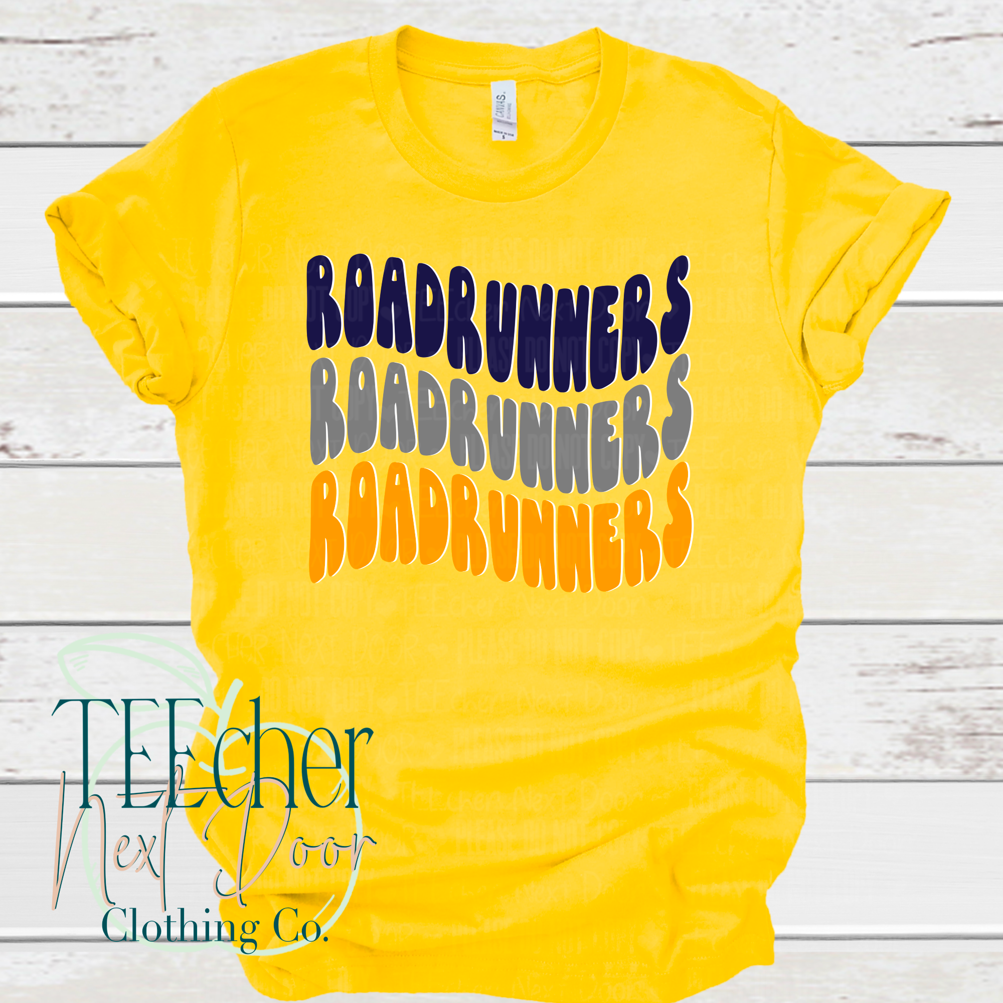 Roadrunners Retro Wavy