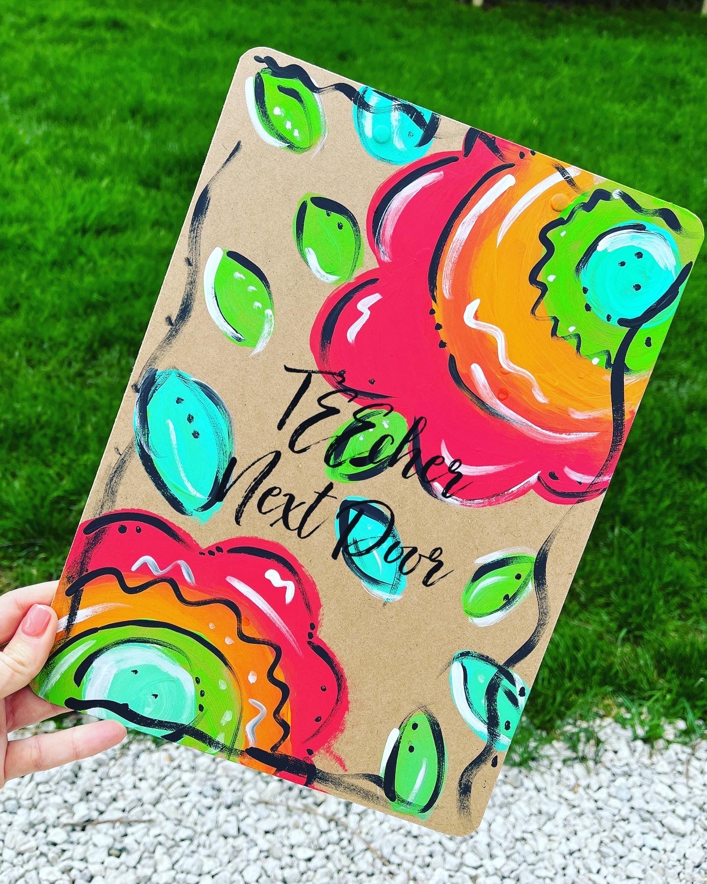 Hand-Painted Clipboards