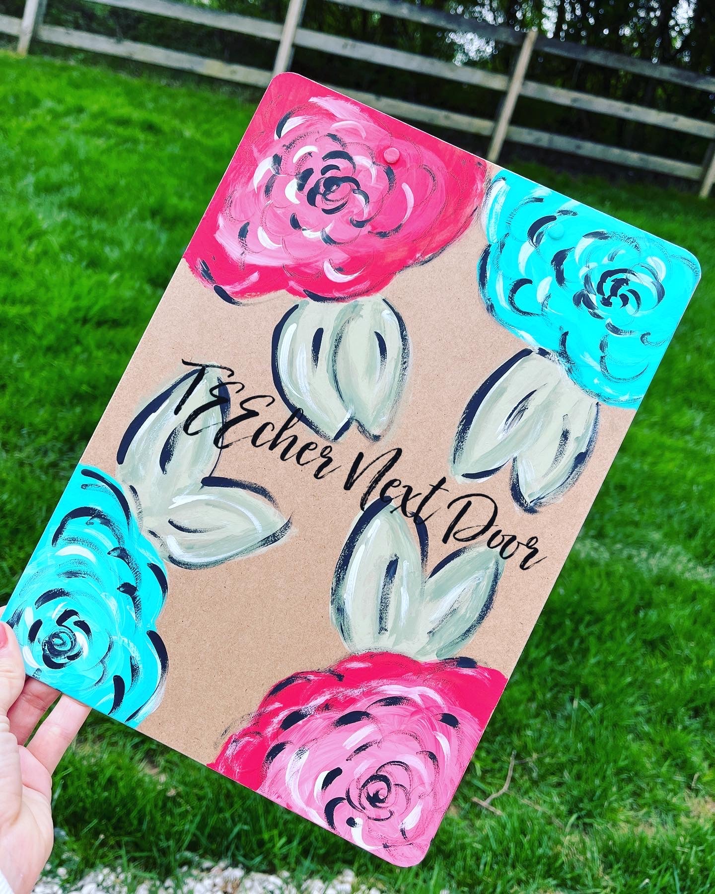 Hand-Painted Clipboards