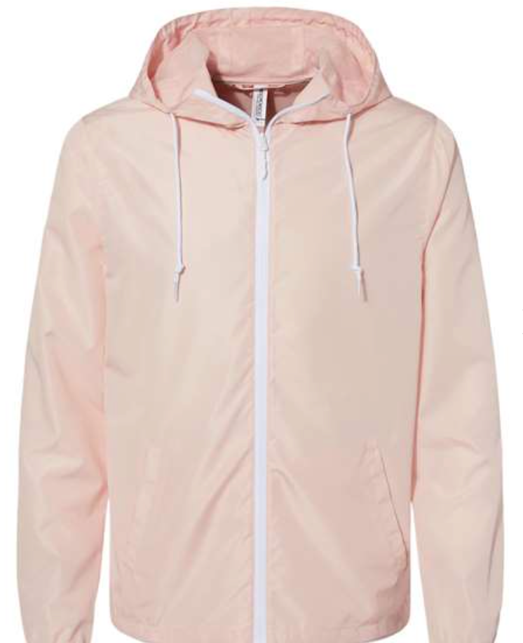 Monogrammed Full Zip Windbreaker