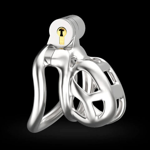Stainless Steel Cobra Chastity Cage