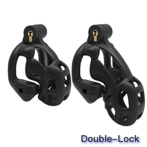 Double-lock mamba cock cage