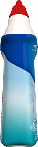 Clorox Toilet Bowl Cleaner Clinging Bleach Gel, Cool Wave - 24 Fl Oz (Pack of 2)