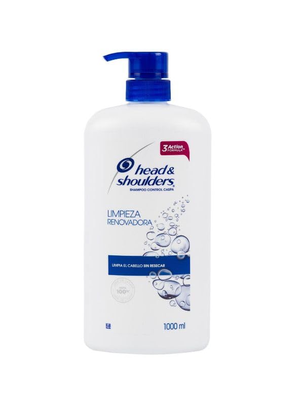 Head & Shoulders Antidandruff Shampoo Renewing Cleanse Limpieza Renovadora 1L / 33.8 oz