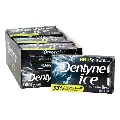 Dentyne Ice Artic Chill Gum 16ct. Pack of 9 / 16ct.