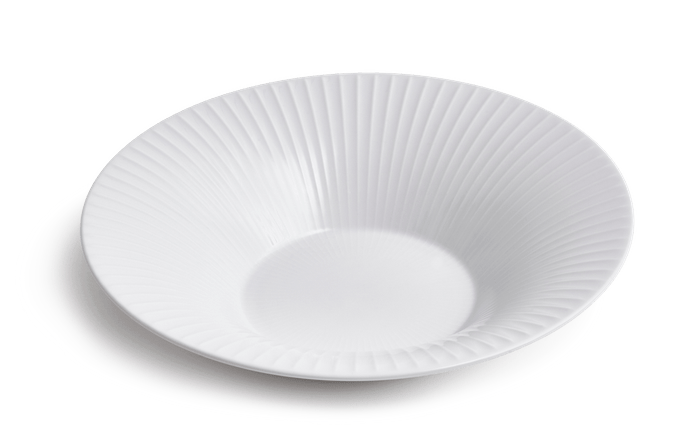 K?hler Hammersh?i Soup Plate, White