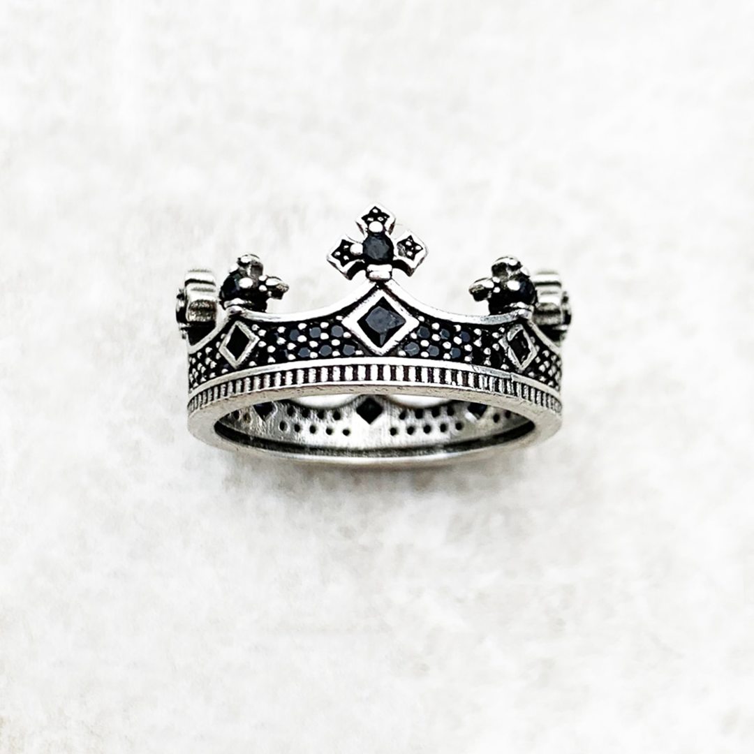 Ring Of Sovereignty - Stainless Steel Crown Ring