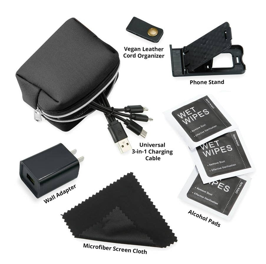 Tech Essentials 8-Piece Kit - Black