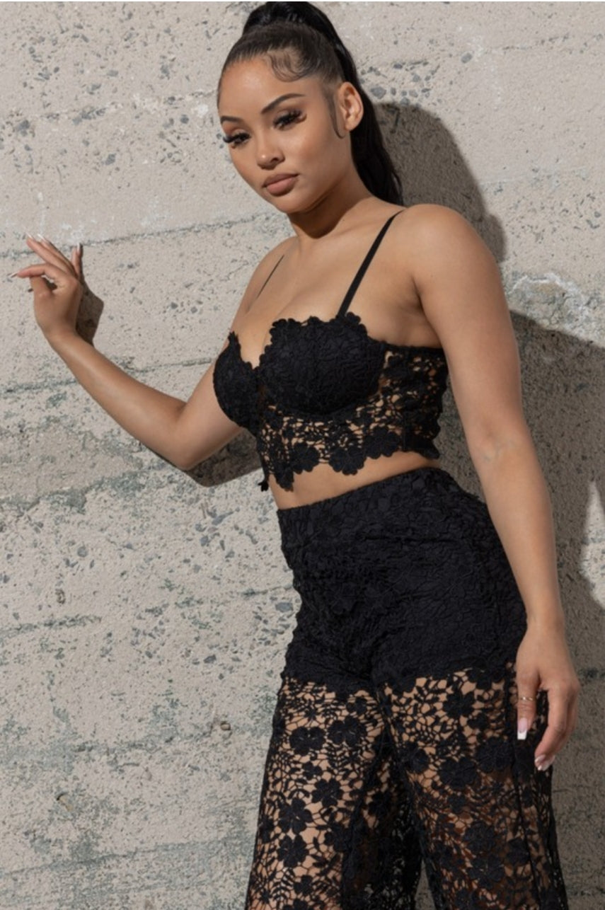 Sexy In Lace Set - Black