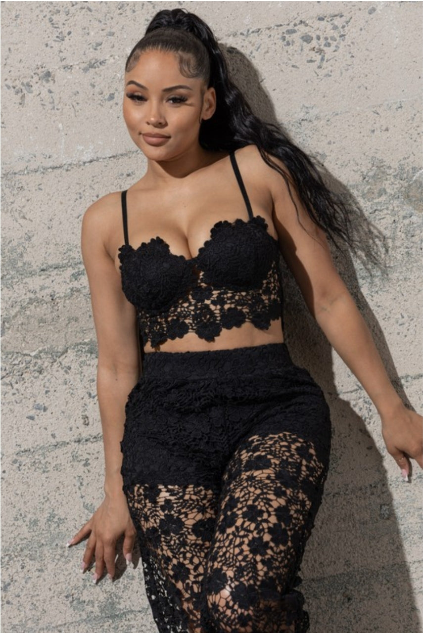 Sexy In Lace Set - Black