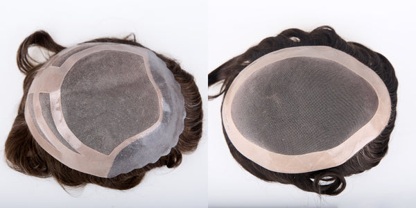 Human Hair Monofilament Hair Pieces For Men