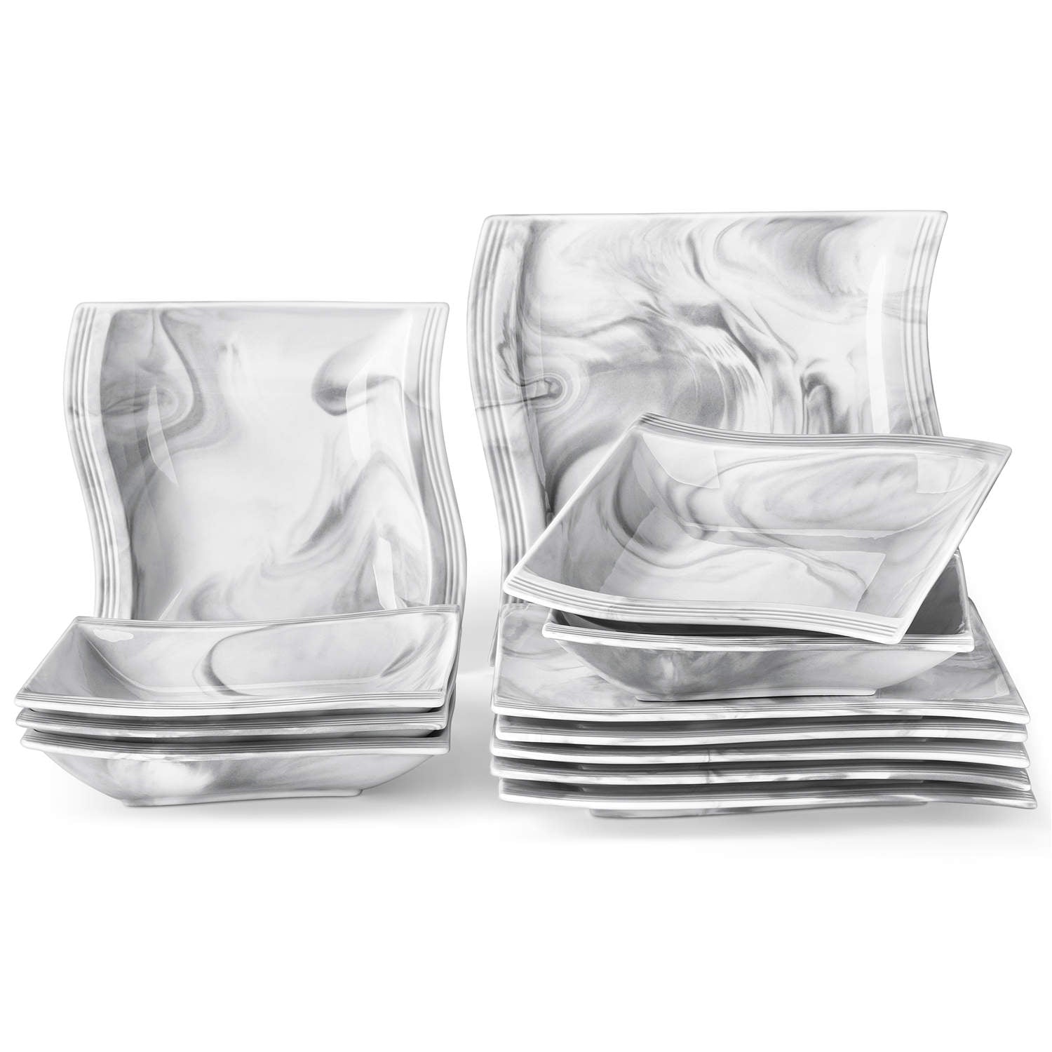 Flora 12 Piece Dinnerware Set