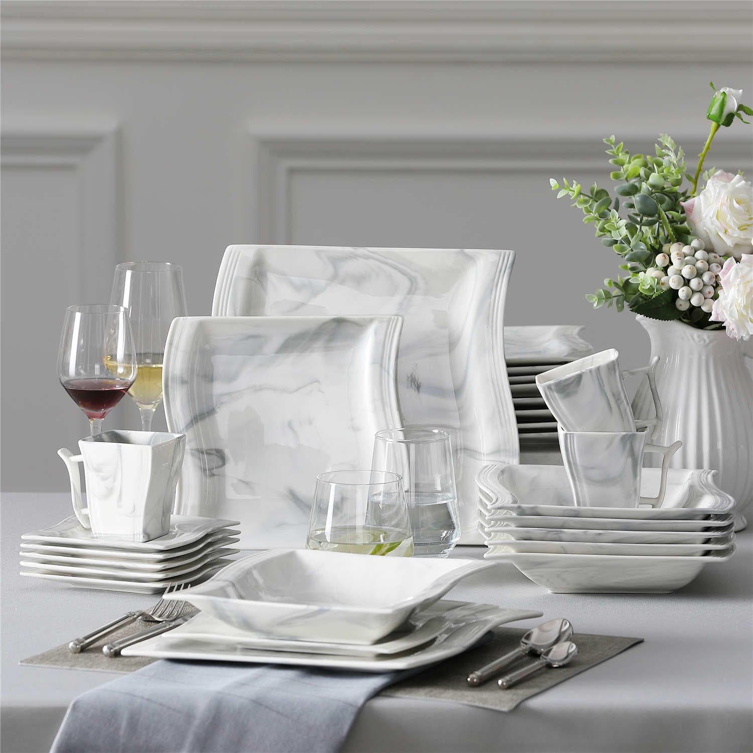 Flora 30 Piece Dinnerware Set