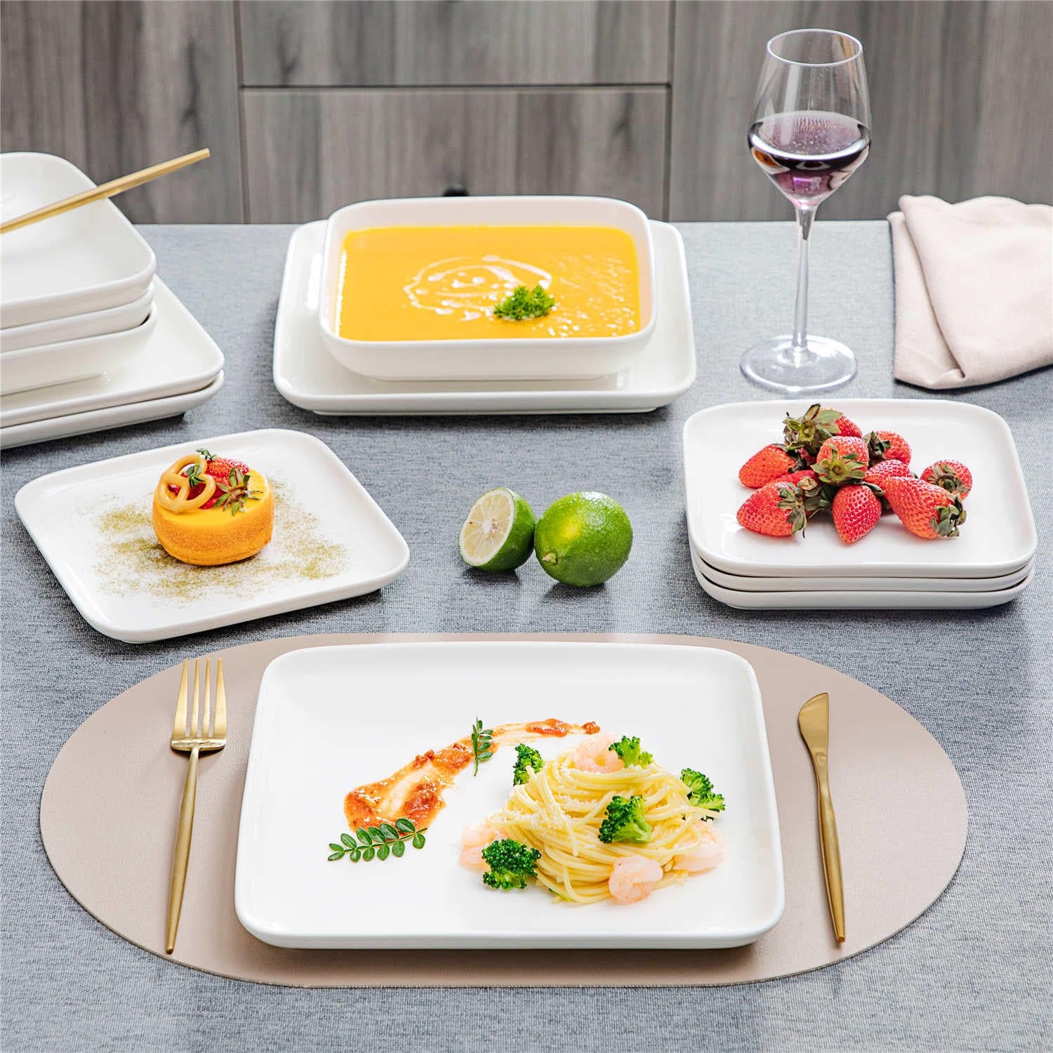 Ivy 12 Piece Dinnerware Set