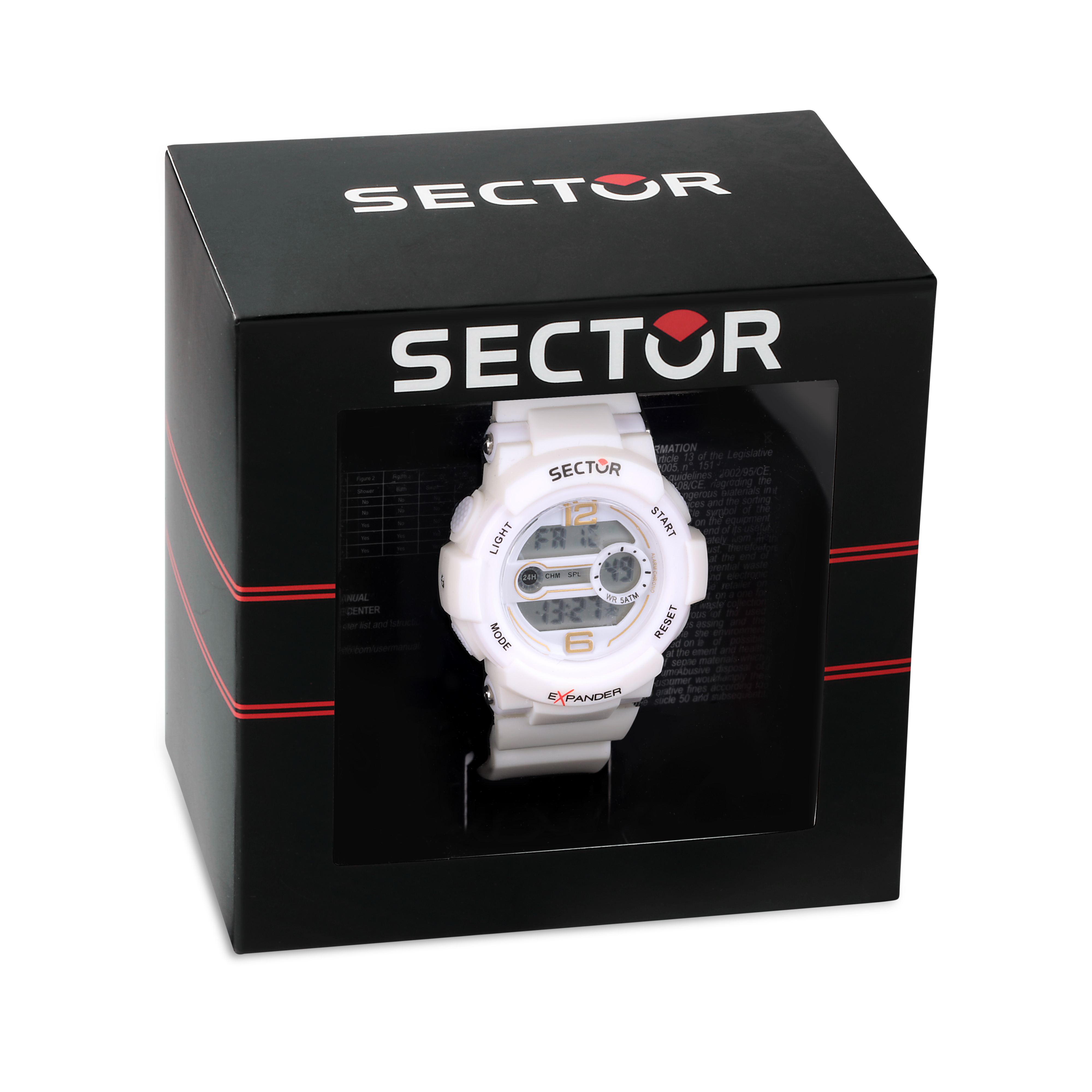 Sector EX-16 White Digital Watch R3251525501