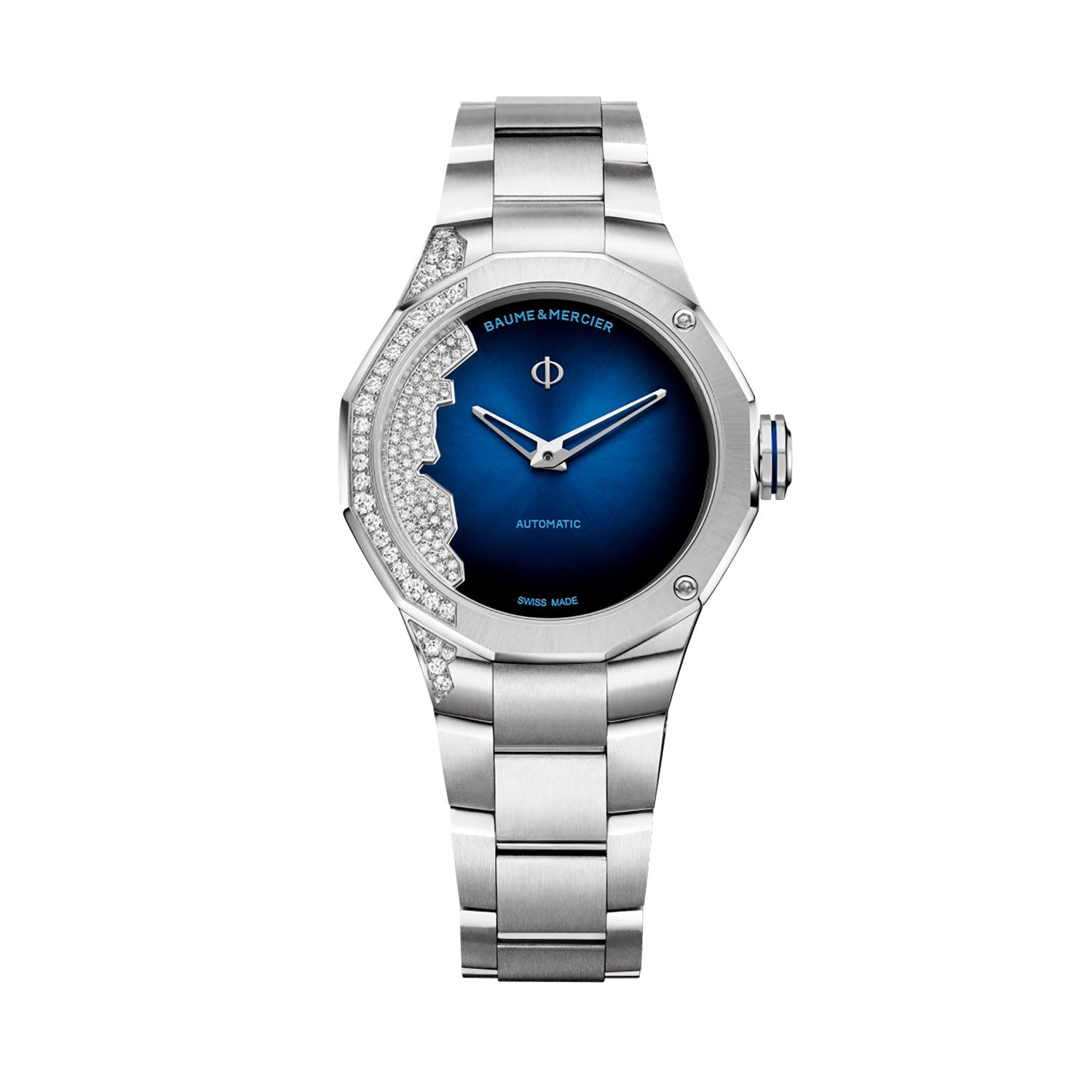 Baume & Mercier Riviera Automatic 33mm Diamond Set Watch M0A10677