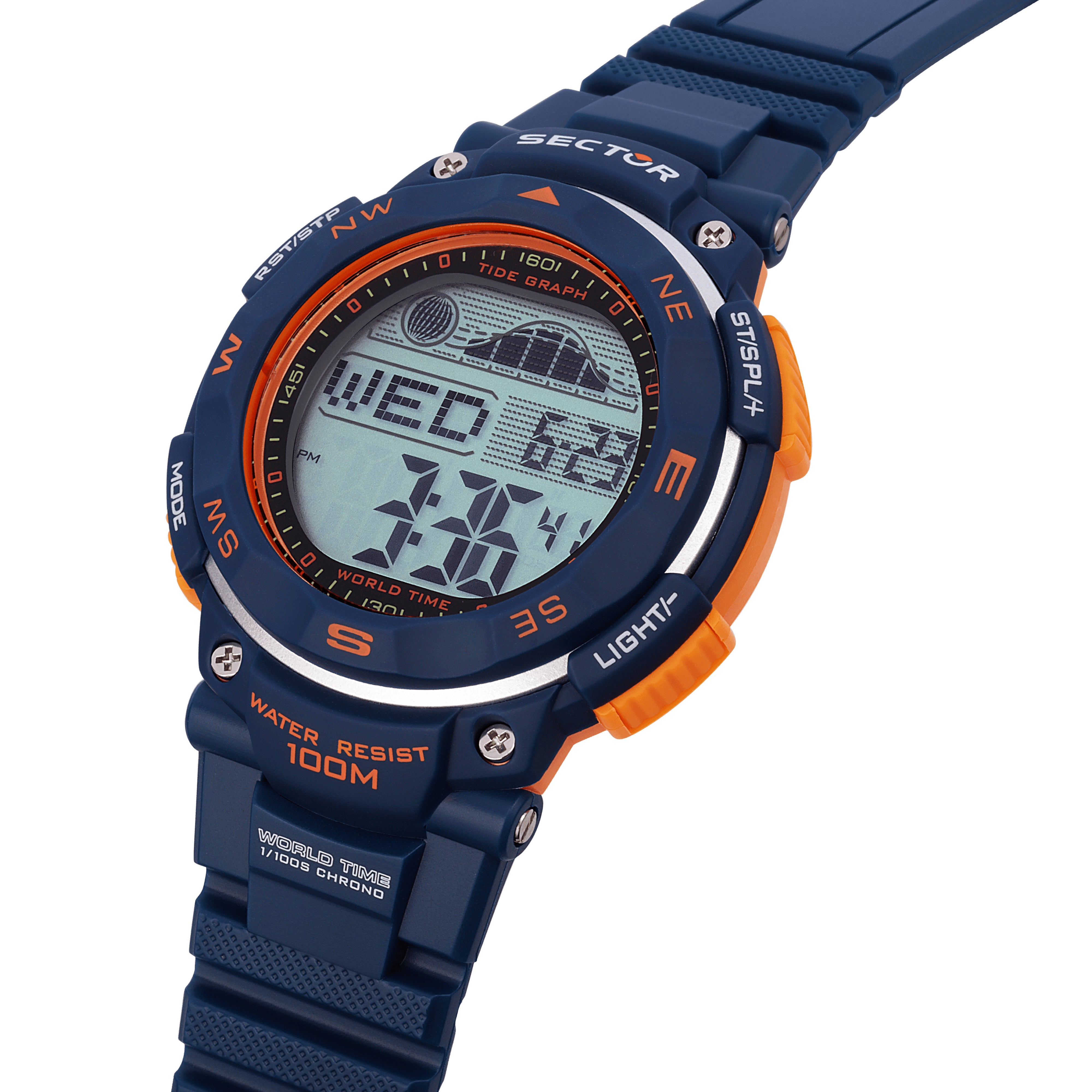 Sector Ex-35 Blue Digital Watch R3251534001