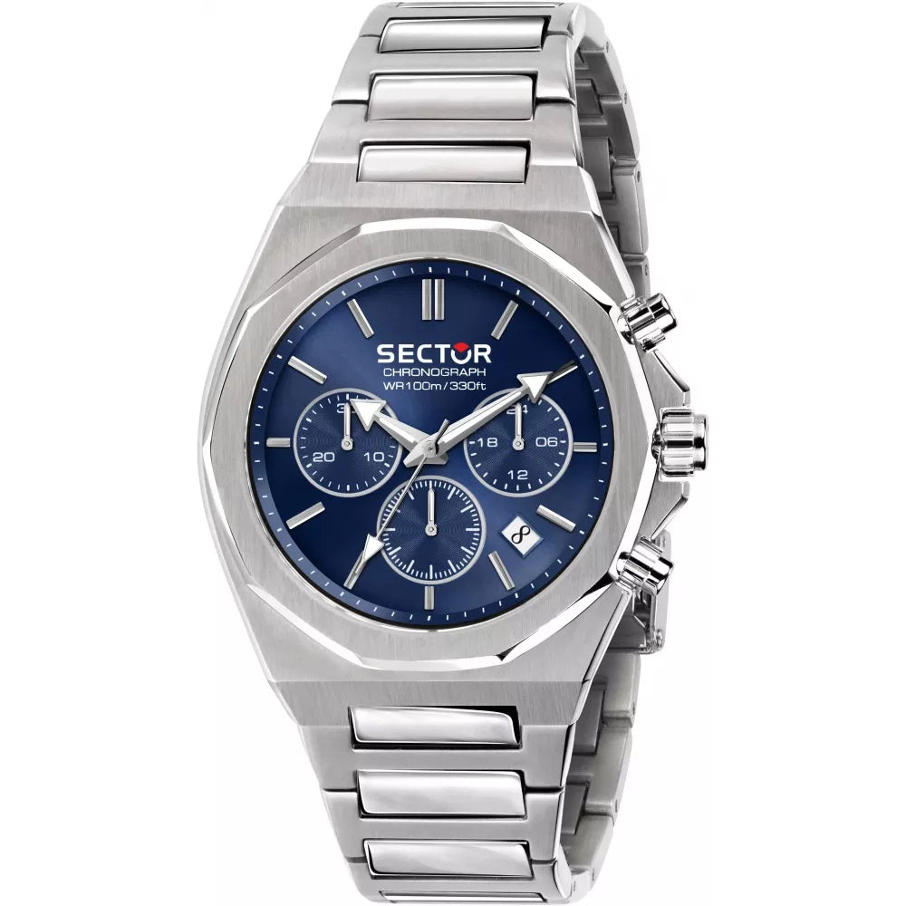 Sector 960 Blue Dial Silver Bracelet Chronograph Watch R3273628003