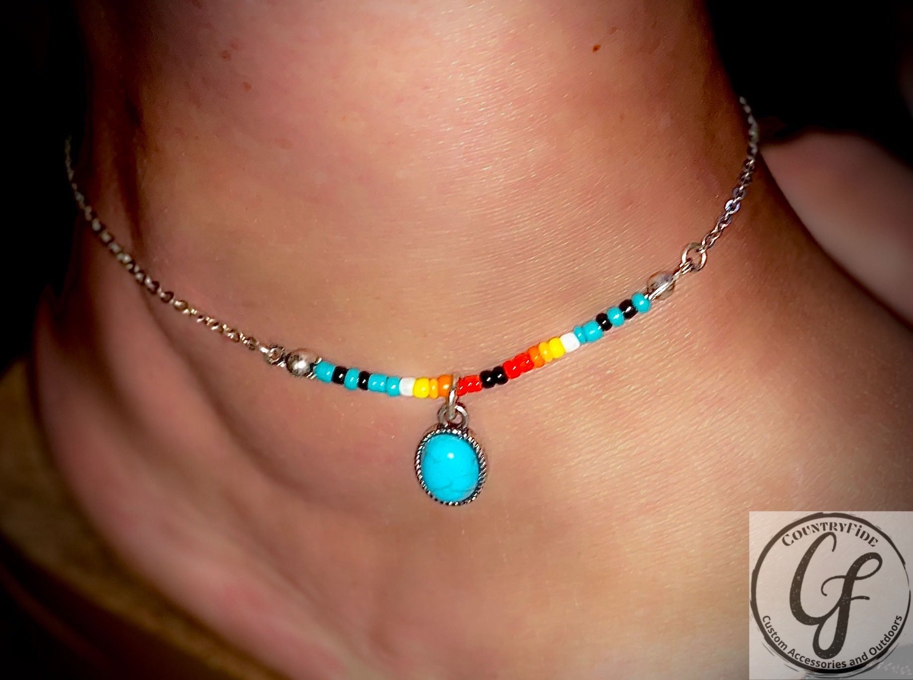 The Ruidoso Beaded Anklet