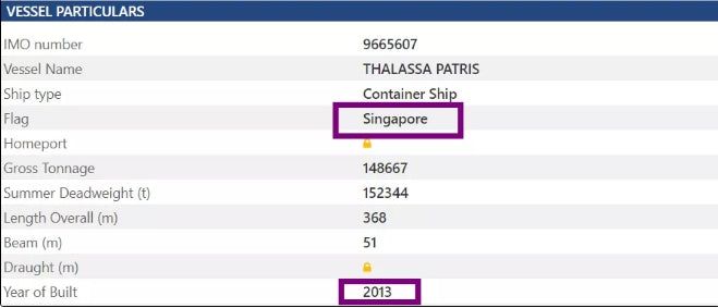 Chinese goods has been linked to Tianjin