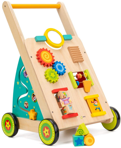 Cossy Baby Wooden Walker Car