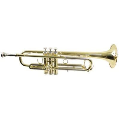 Hisonic Signature Series 2110L Bb Trumpet with Case, Brass Finish