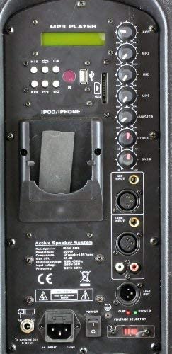 Hisonic LK1652 Powered PA 300-Watt 2-Way Speaker with USB