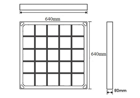 HD P2.5 LED videovæg med simpelt kabinet 640*640 mm--JEKAZ LED