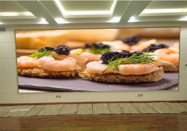 P3 led display with simple cabinet