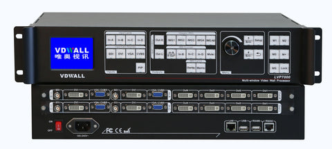 Vdwall LVP7000 + LBM808 Set Multi-window Video Wall Processor+monitor