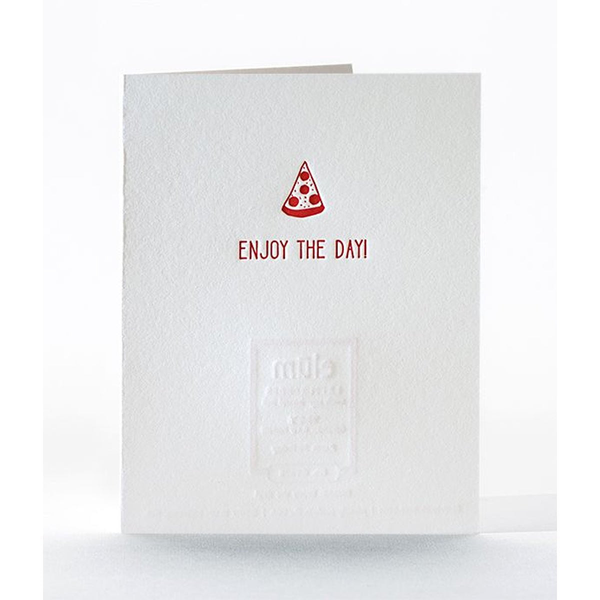 Full of Pizza Birthday Card