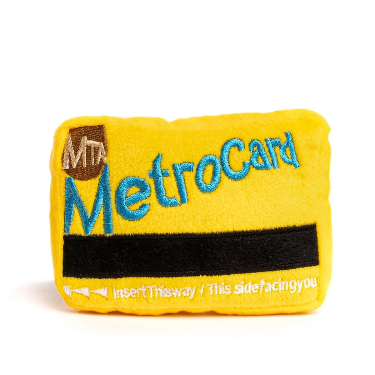 MTA NYC Metrocard Plush Dog Toy