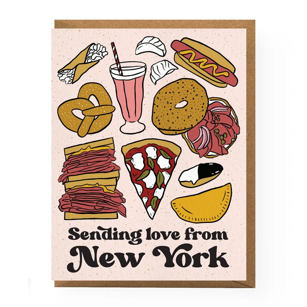 Sending Love from New York Greeting Card
