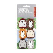 Woodland Creatures Bag Clips Set/6